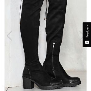 Nasty Gal Thigh High boots